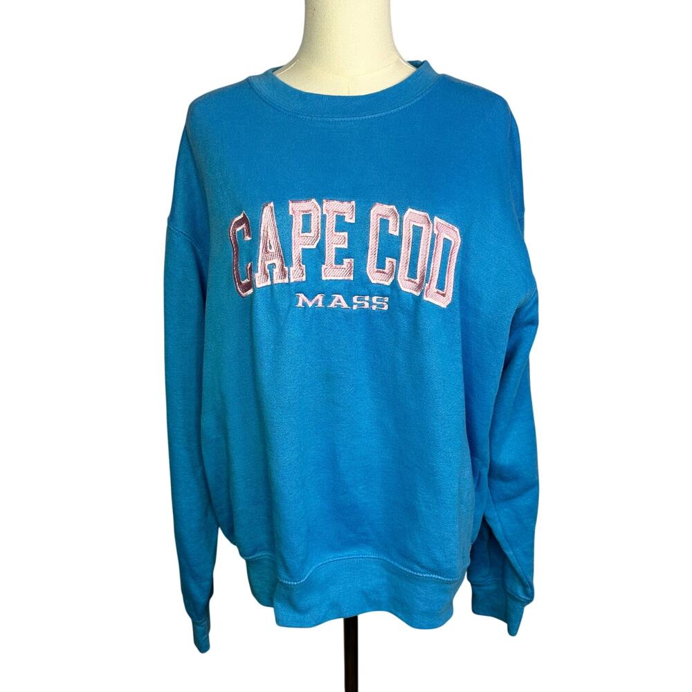 Vintage 1990s Blue Cape Cod massachusetts Sweater size medium